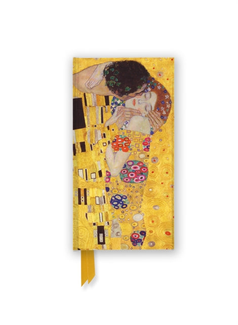 Gustav Klimt: The Kiss (Foiled Slimline Journal)