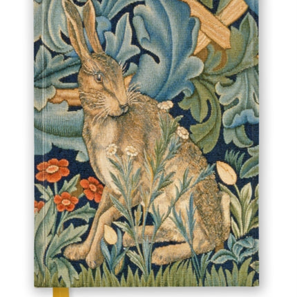 V&A: William Morris: Hare from The Forest Tapestry (Foiled Journal)