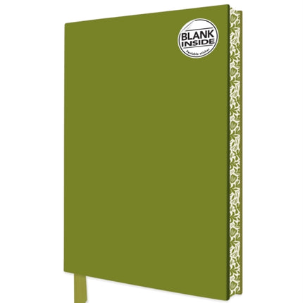 Sage Green Blank Artisan Notebook (Flame Tree Journals)