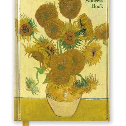 National Gallery: Sunflowers (Address Book)