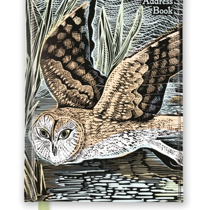 Angela Harding: Marsh Owl (Address Book)