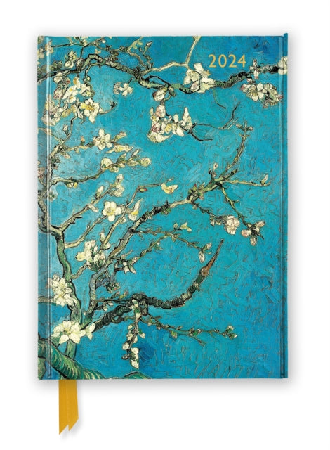 Vincent van Gogh Almond Blossom 2024 Luxury Diary  Page to View with Notes