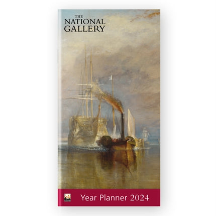 National Gallery: Turner, The Fighting Temeraire 2024 Year Planner - Month to View