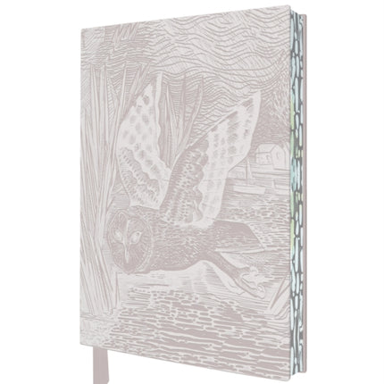 Angela Harding: Marsh Owl Artisan Art Notebook (Flame Tree Journals)