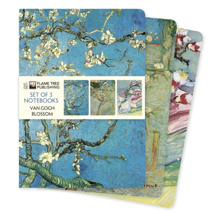 Vincent van Gogh: Blossom Set of 3 Standard Notebooks