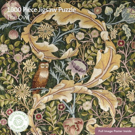 Adult Sustainable Jigsaw Puzzle VA The Owl