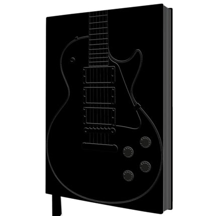 Black Gibson Guitar Artisan Art Notebook (Flame Tree Journals)