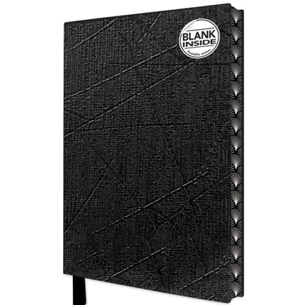 Ebony Blank Artisan Notebook (Flame Tree