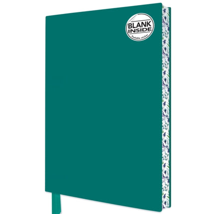 Teal Blank Artisan Notebook (Flame Tree Journals)