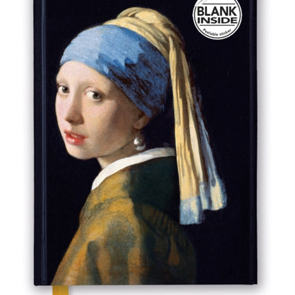 Johannes Vermeer: Girl with a Pearl Earring (Foiled Blank Journal)