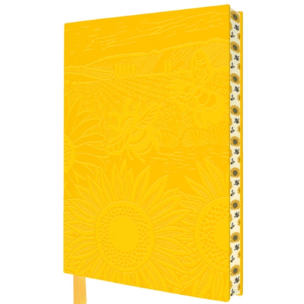 Kate Heiss: Sunflower Fields Artisan Art Notebook (Flame Tree Journals)