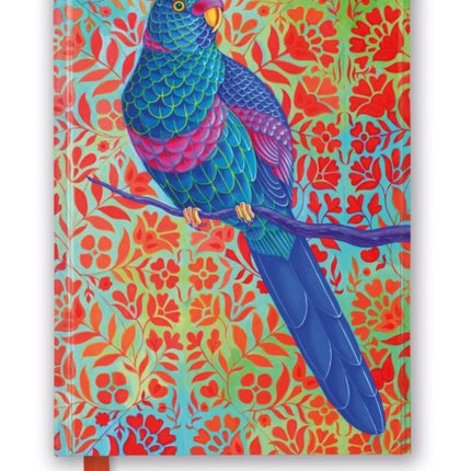 Jane Tattersfield Blue Parrot Foiled Journal
