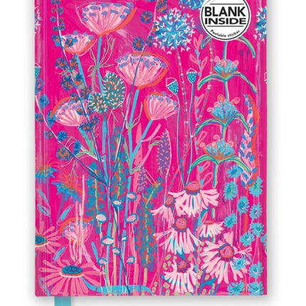 Lucy Innes Williams Pink Garden House Foiled Blank Journal