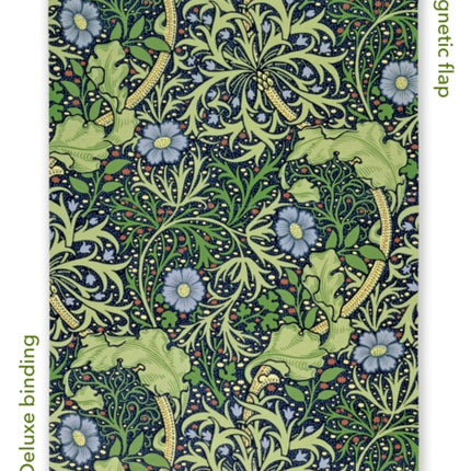 William Morris Seaweed Foiled Quarto Journal