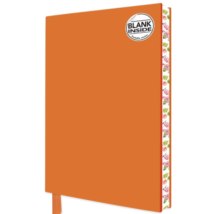 Orange Blank Artisan Notebook Flame Tree Journals