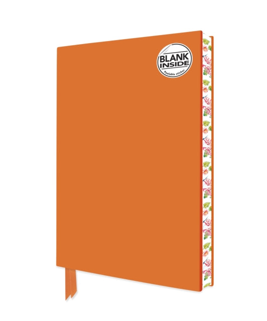 Orange Blank Artisan Notebook Flame Tree Journals