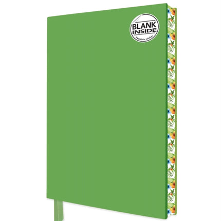 Spring Green Blank Artisan Notebook Flame Tree Journals