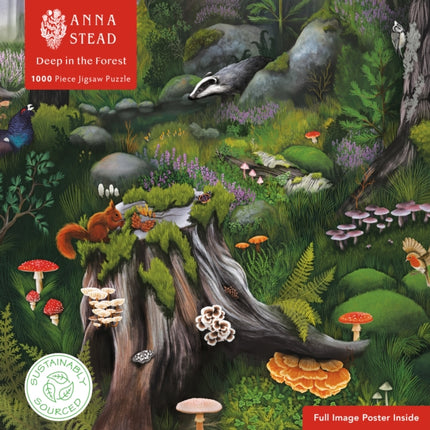 Adult Sustainable Jigsaw Puzzle Anna Stead Deep in the Forest