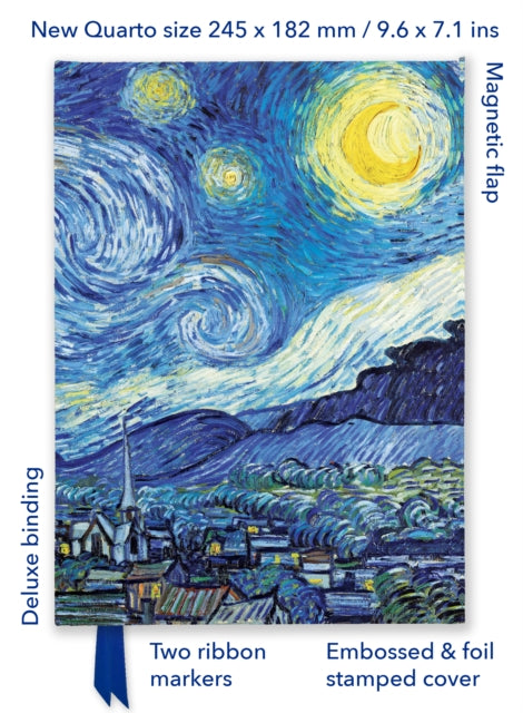 Vincent van Gogh The Starry Night Foiled Quarto Journal