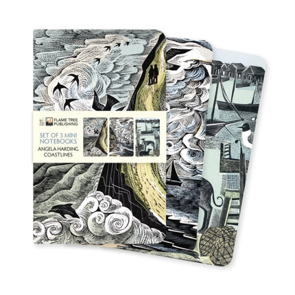 Angela Harding Coastlines Set of 3 Mini Notebooks