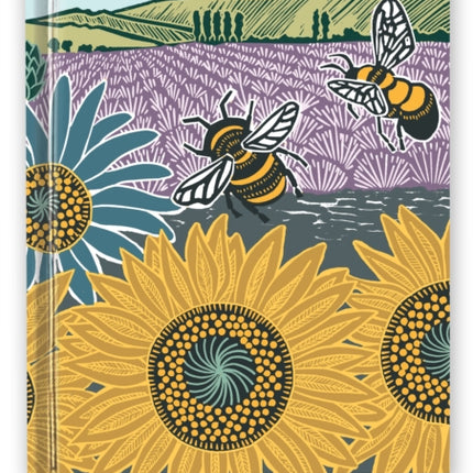 Kate Heiss Sunflower Fields Blank Sketch Book