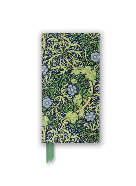 William Morris Seaweed Foiled Slimline Journal