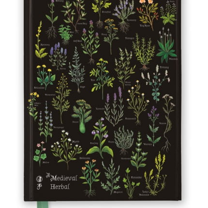 Anna Stead A Medieval Herbal Foiled Journal