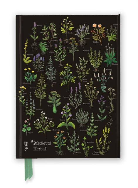 Anna Stead A Medieval Herbal Foiled Journal