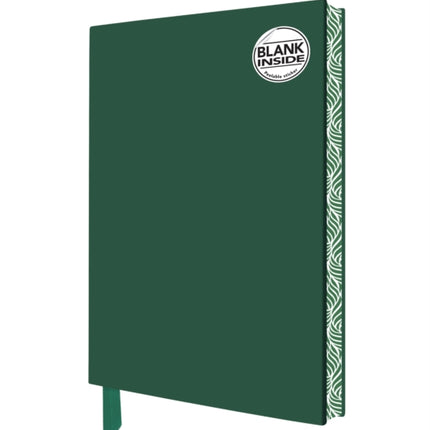 Racing Green Blank Artisan Notebook Flame Tree