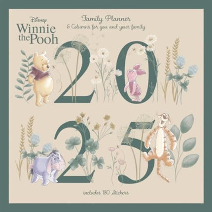 WINNIE THE POOH 2025 30X30 FAMILY PLANNER CALENDAR