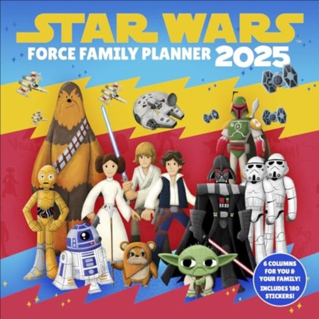 Star Wars Force 2025 Family Planner Calendar