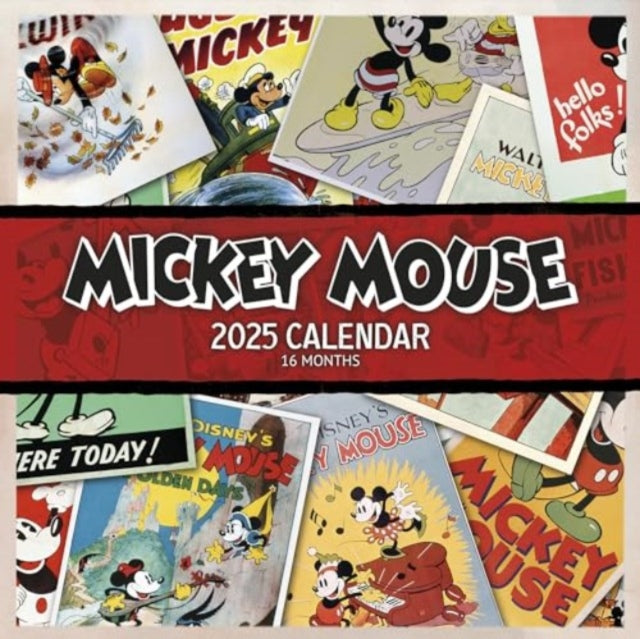 Mickey  Minnie Mouse Memories 2025 Square Calendar