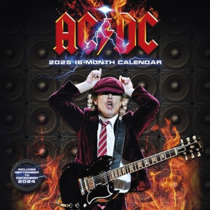 AcDc 2025 Square Calendar