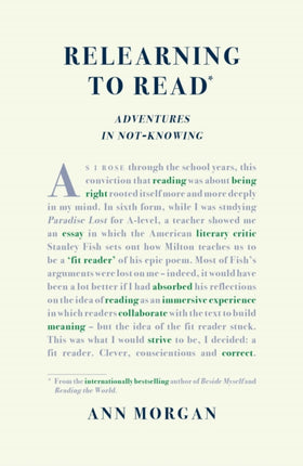 Relearning to Read