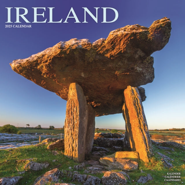 Ireland Calendar 2025 Square Travel Wall Calendar  16 Month