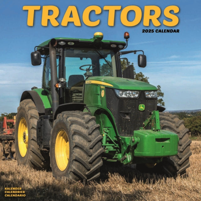 Tractors Calendar 2025 Square Wall Calendar  16 Month