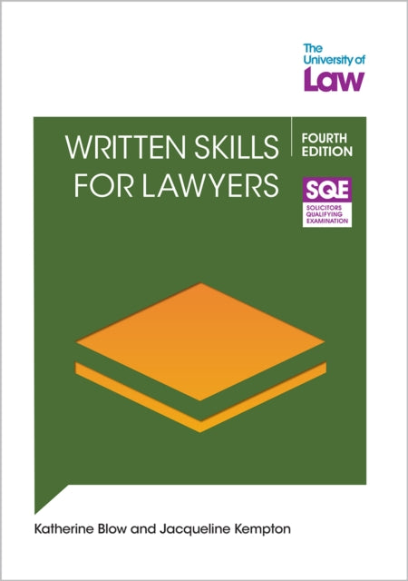 SQE2  Written Skills for Lawyers 4e