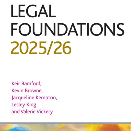 Legal Foundations 202526