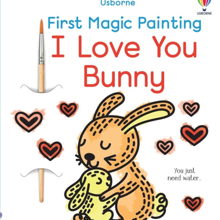 First Magic Painting I Love You Bunny