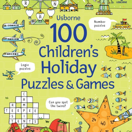100 Children's Puzzles and Games: Holiday