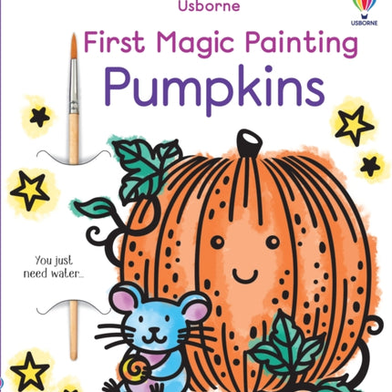First Magic Painting Pumpkins