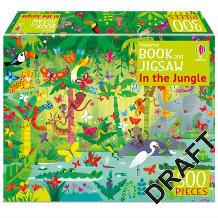 Usborne Book and Jigsaw In the Jungle