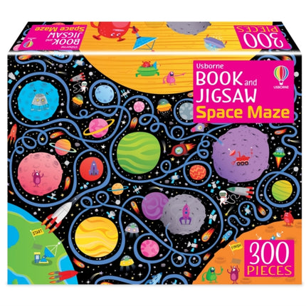 Usborne Book and Jigsaw Space Maze