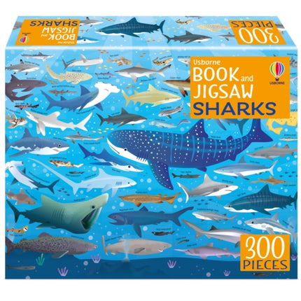 Usborne Book and Jigsaw Sharks