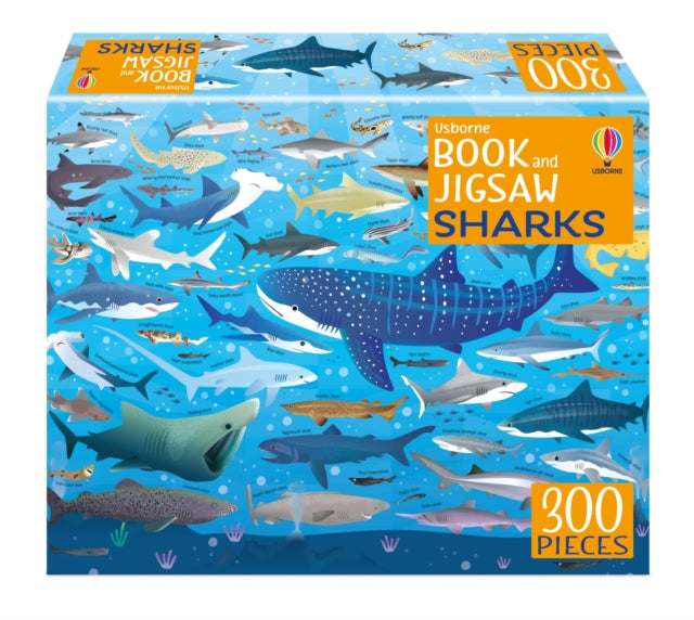 Usborne Book and Jigsaw Sharks