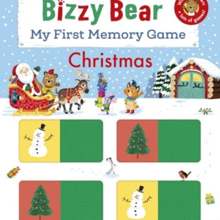 Bizzy Bear My First Memory Game Book Christmas