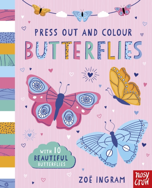Press Out and Colour Butterflies