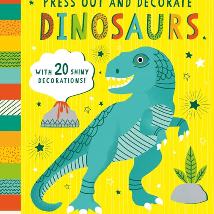 Press Out and Decorate Dinosaurs