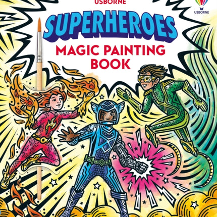 Superheroes Magic Painting Book