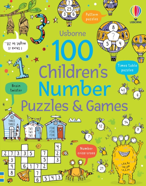 100 Childrens Number Puzzles and Games